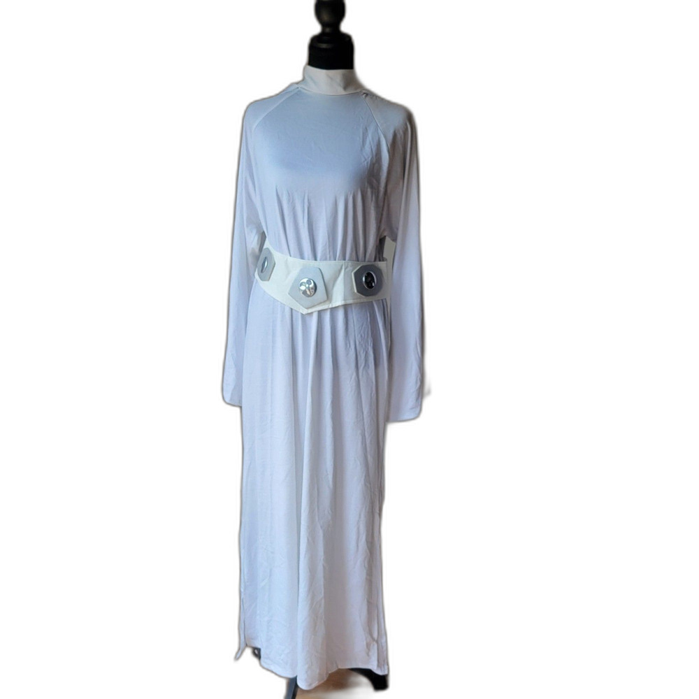 Star Wars Premium Adult Princess Leia Costume Set with Wig & Belt